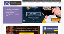 Desktop Screenshot of colegioabogados.cl